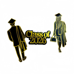 ท็อปเปอร์เค้กอะคริลิค รูปน้ำผึ้งและความหวาน สำหรับงานรับปริญญา รุ่นปี 2026 นักศึกษาชายหญิง ระดับปริญญาเอก ตกแต่งงานปาร์ตี้รับปริญญา - Product Image 5