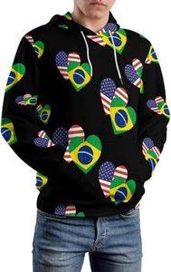 Pullover <span class=keywords><strong>con</strong></span> cappuccio personalizzato bandiera del <span class=keywords><strong>cuore</strong></span> americano brasiliano <span class=keywords><strong>con</strong></span> cappuccio all'ingrosso Fitspi Casual <span class=keywords><strong>felpa</strong></span> <span class=keywords><strong>con</strong></span> cappuccio per gli uomini delle donne <span class=keywords><strong>con</strong></span> - Product Image 5