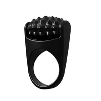 Rouleau facial miniature personnalisé avec logo, outil de lifting du visage, produits de beauté pour femmes, rouleau de massage des yeux en silicone anti-rides