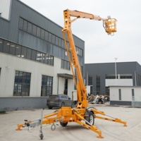 2025 Tendance 14m Remorque Boom Lift Grue de remorquage Chargeur hydraulique