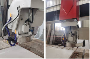 Machine de découpe de pierre CNC à 5 axes personnalisable avec caméra pour le granit, destinée à l'industrie de la construction - Product Image 3