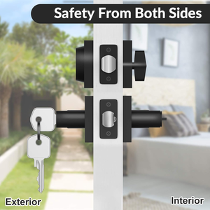 Nặng nhiệm vụ bên ngoài cửa khóa thiết lập keyed như nhau phía trước cửa an ninh Combo chống trộm bền Kẽm hợp kim cho văn phòng nhà sử dụng - Product Image 3