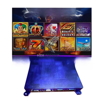 Crazy Wild TICKGEM Original, Máquina Tragamonedas Roja, Material PVC, Pantalla Doble, Multijuego, PCB de Juego de Frutas con 2/10 Botones, Reproducción Automática, Inglés