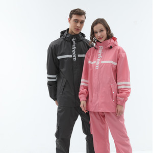 <strong>Rain</strong> Suit for Men &amp; Women Waterproof Poncho <strong>Jacket</strong> &amp; <strong>Trouser</strong> for Outdoor Work Fishing &amp; Raincoats - Product Image 1