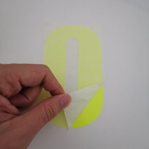 Custom Logo Die Cut Transfer Number Glow in the Dark Decals Neon Color Fluorescent Red <strong>Yellow</strong> Green Blue Car Decal <strong>Sticker</strong> - Product Image 5