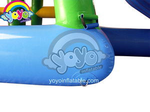 Vente flash : Jeux aquatiques gonflables Double Slide Jungle Joe, PVC haute résistance, parcs aquatiques - Product Image 6