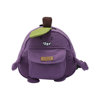 Mochila de guardería HONYAU con arnés, diseño de animales adorables, para niños pequeños, de lona, unisex, informal, para libros escolares, antipérdida, con dibujos animados