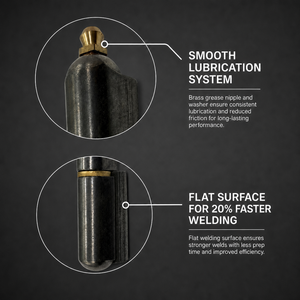 Raccord <span class=keywords><strong>de</strong></span> graissage en fer spécial <span class=keywords><strong>de</strong></span> forme goutte d'eau, fabriqué avec précision, avec extrémités <span class=keywords><strong>de</strong></span> joint et charnière à souder <span class=keywords><strong>pour</strong></span> portails et remorques - Product Image 3