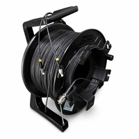 Bobine de câble à fibre optique tactique 100m étanche MPO 12C pour événements en direct OEM ODM personnalisée