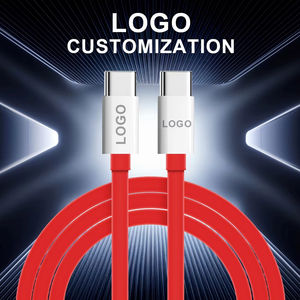 Cable cargador Cable de datos de carga rápida para teléfono móvil Cable de datos de carga rápida de tipo C a tipo C con cable USB tipo C TPE resistente al plegado para One Plus 8T - Product Image 2