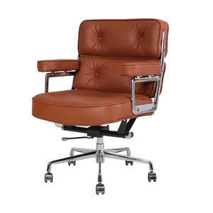 Sillas de Oficina Ergonómicas de Piel Sintética PU de Respaldo Bajo para Uso Comercial, Colores OEM del Fabricante, Sillas Robin para el Hogar - Product Image 3