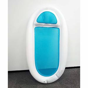 Bouée gonflable en PVC avec dossier intégré, durable et confortable, 170x90cm, marque MAKE WAVES, style ludique et relaxant - Product Image 3