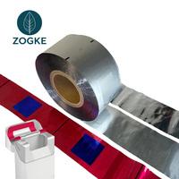 Papier d'emballage pour cigarettes métallisé ZOGKE VMPET, haute brillance, enduit de PE, imperméable, recyclable, matériau d'emballage hydratant en rouleau