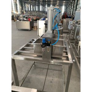 Machine de stérilisation du lait pasteurisé de petite taille de 100 L, réservoir de fabrication de fromage avec contrôle de <span class=keywords><strong>la</strong></span> température, couteau à découper le fromage - Product Image 2