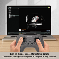 Simulador de control remoto ELRS Joystick y soporte DJI Software de vuelo virtual y adecuado para principiantes