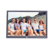 Marco de Fotos Digital de 17 Pulgadas con Reproductor de Video y Música, Compatible con SD y USB