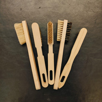 Brosse d'escalade et de bouldering avec manches en bois de bambou, logo personnalisé, personnalisation gratuite