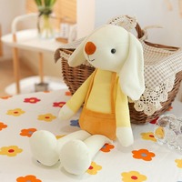 2025 dessin animé mignon longue oreille lapin en peluche jouet Animation Figure mignon doux lapin en peluche Mini animaux jouets