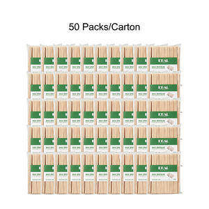 Große Birkenholzstäbchen Zungenspatel Wachsapplikator 150x18x1,6mm für Haarentfernung Schönheitssalon 100 Stück pro Packung 50 Packungen pro - Product Image 2