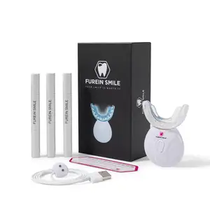 Kit de blanqueamiento dental recargable, 32 Led, peróxido vegano, dispositivo de blanqueamiento dental, Gel de PAP, sistema de blanqueamiento dental al por mayor