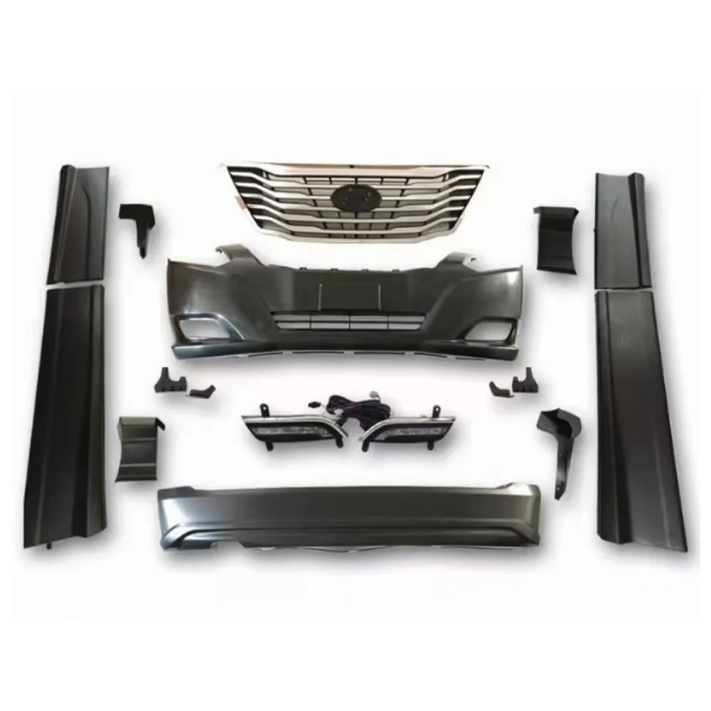 Kit de alta qualidade para Hyundai 2008-2017 atualizar para 2014 kit corpo modificado com hyundai H1 frente e saias laterais pára-choques traseiro