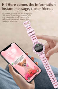 Montre connectée sportive HT25 2025, 1,27 pouce, étanche, NFC, moniteur de fréquence cardiaque, tensiomètre, montre connectée pour hommes et femmes - Product Image 5