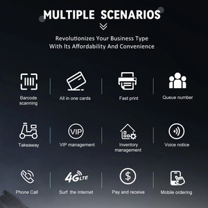 Terminal de paiement Android portable avec impression thermique et authentification par empreinte digitale pour des solutions de vente au détail modernes - Product Image 2