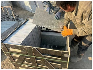 Dalles d'<span class=keywords><strong>ardoise</strong></span> grises et vertes durables à prix d'usine, dalles d'<span class=keywords><strong>ardoise</strong></span> vieillies pour l'aménagement extérieur, le pavage et les parcs - Product Image 4