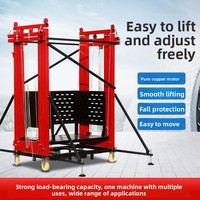 Échafaudage électrique pliable compact 500 kg, élévateur électrique pour échafaudage, échafaudage électrique