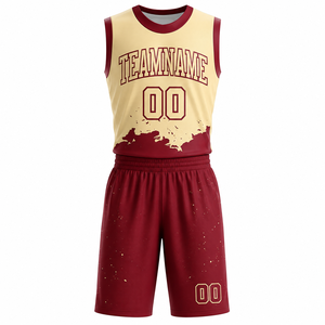 New Style Basketball Uniform Classical Design 100% <b>Polyester</b> Breathable Quick Dry Sublimation Custom Team Name Sleeveless Unisex - Product Image 1