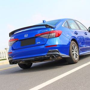 Accesorios para Auto Welta, Protector de Parachoques Delantero ABS, Kit de Carrocería, Protector de Esquinas, Acabado Negro Pulido para Civic Thai - Product Image 4