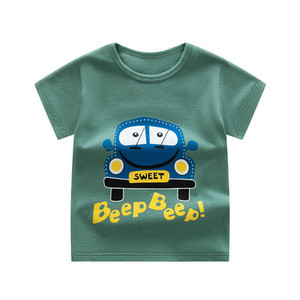 Della Fabbrica del commercio all'ingrosso dei vestiti del <span class=keywords><strong>bambino</strong></span> 100% di estate del cotone manica corta maglietta del ragazzo del <span class=keywords><strong>bambino</strong></span> bianco - Product Image 4