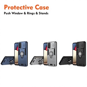 Funda de Silicona Multifuncional 2 en 1 a Prueba de Caídas con Soporte de Anillo, Diseño Simple, Compatible con Múltiples Modelos <span class=keywords><strong>OPPO</strong></span> - Product Image 2