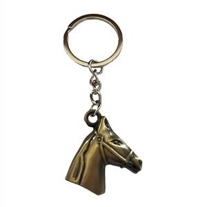 Horshi sıcak satış at anahtarlık antik bronz renk at başkanı kolye anahtarlık DIY Metal tutucu zincir hediyelik eşya hediye - Product Image 1