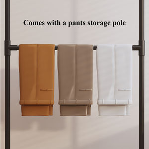 家庭用多機能床立っている衣類ラックホイール付き移動可能な衣類乾燥ラックオーガナイザーカートBacolny布ラック - Product Image 5