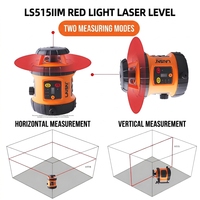 Niveau laser rotatif rouge LAISAI LS515IIM 360° °   Instrument de nivellement laser automatique horizontal et vertical pour l'ingénierie