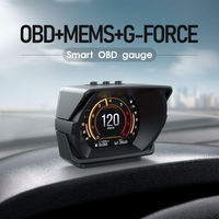 Navihua A450 Multi-fungsi HUD Mobil Pengukur Suhu Air Meter OBD Head up Display Speedometer Digital