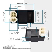 Module CDI 6 broches AC GOOFIT pour moto, remplacement pour GY6 50cc 125cc 150cc ATV, Go Kart, cyclomoteur, scooter, quad 4 roues
