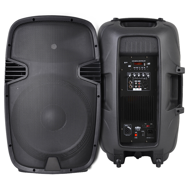 Accuracy Pro Audio PML15AOE 15'' Inch 100W Professional Audio Class AB Plastic Active Speaker Powered Speaker
