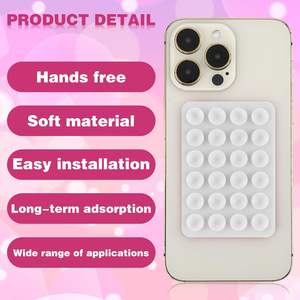 2025 superventas Custom24 taza ventosa de silicona alfombrilla de succión de silicona soporte para teléfono móvil ventosa de silicona - Product Image 5