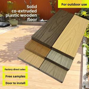Second Generation Solid Co-Extruded Anti-Corrosion Anti-Slip WPC <strong>Decking</strong> for Exterior Outdoor Courtyard Villa Garden Park - Product Image 6