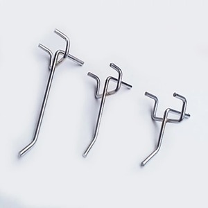 Factory Direct Heavy Duty Metal Pegboard Display <b>Hooks</b> with Chrome Plating Adjustable <b>for</b> <b>Hanging</b> Goods - Product Image 5