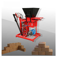 Vente en gros QTS1-25 presse manuelle en terre argileuse machine à fabriquer des briques à emboîtement