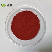 Pigment organique rouge solvant résistant à la chaleur ZHONGYANG 135, teinte brillante pour plastiques techniques PC, ABS, PET, PS