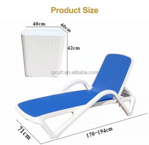 Mode <span class=keywords><strong>Plastic</strong></span> Opvouwbare Villa Hotel Zwembad Strand Ligstoel Voor Terras En Tuin Binnenplaats Dek - Product Image 6