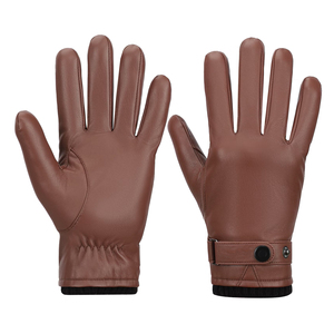 ถุงมือหนังสำหรับกลางแจ้งหน้าจอสัมผัสแบบเต็มนิ้วให้ความอบอุ่นเป็นมิตรกับสิ่งแวดล้อมระบายอากาศได้ - Product Image 1