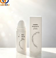 Botol Pompa Airless Putih 15ml 30ml 50ml 100ml Grosir untuk Kosmetik Perawatan Kulit Lotion Botol Plastik dengan Kotak Kertas Kustom