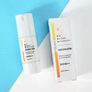 Private Label Skincare Sunscreen Korean Vegan SPF 50 Niacinamide Whitening Anti Aging Face Oil Free Sun Lotion UV Sunblock Cream