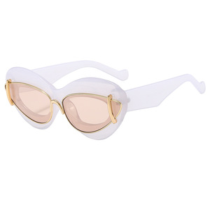 Gafas de Sol Cat Eye con Montura Completa UV400, Accesorios de Moda para Mujer 2024 - Product Image 4