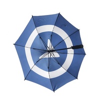 Logo personnalisé Imprimé Aéré Automatique Pliant Parapluie